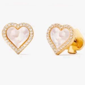 Kate Spade - NWT | ‘Take Heart’ Gold Stud Earrings ❤️
